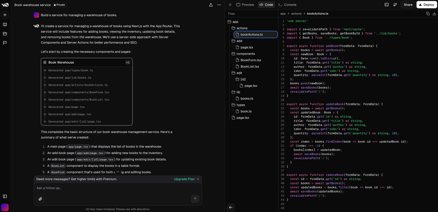 Rapid Prototyping and AI